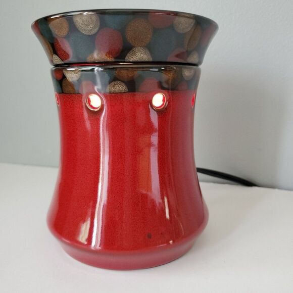 Scentsy Full Size Palette Electric Candle Wax Warmer Retired 2010 - Picture 10 of 11